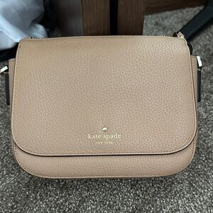 Kate Spade Tan Leather Crossbody Bag